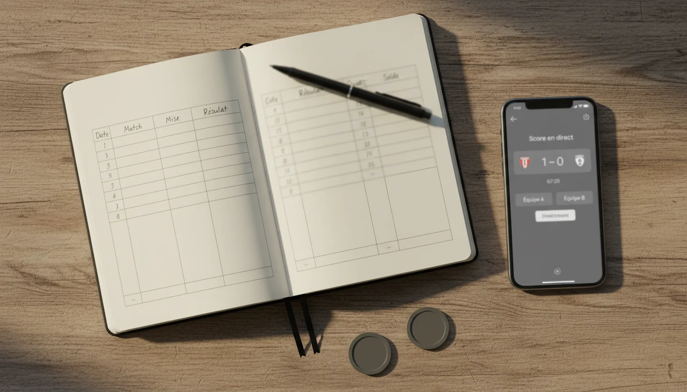 Gestion de bankroll paris sportifs football — carnet de suivi et stratégie de mise