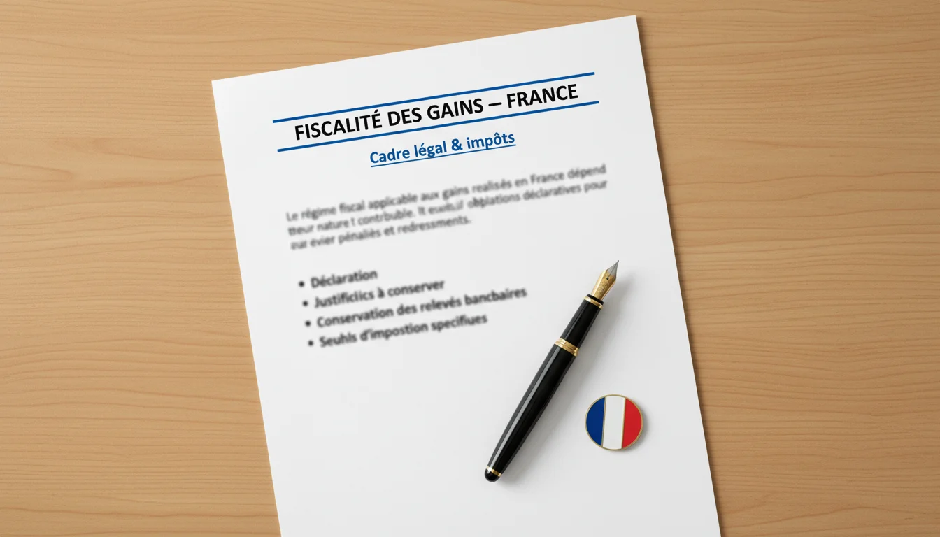 Document officiel français et stylo sur un bureau symbolisant la législation sur les paris sportifs