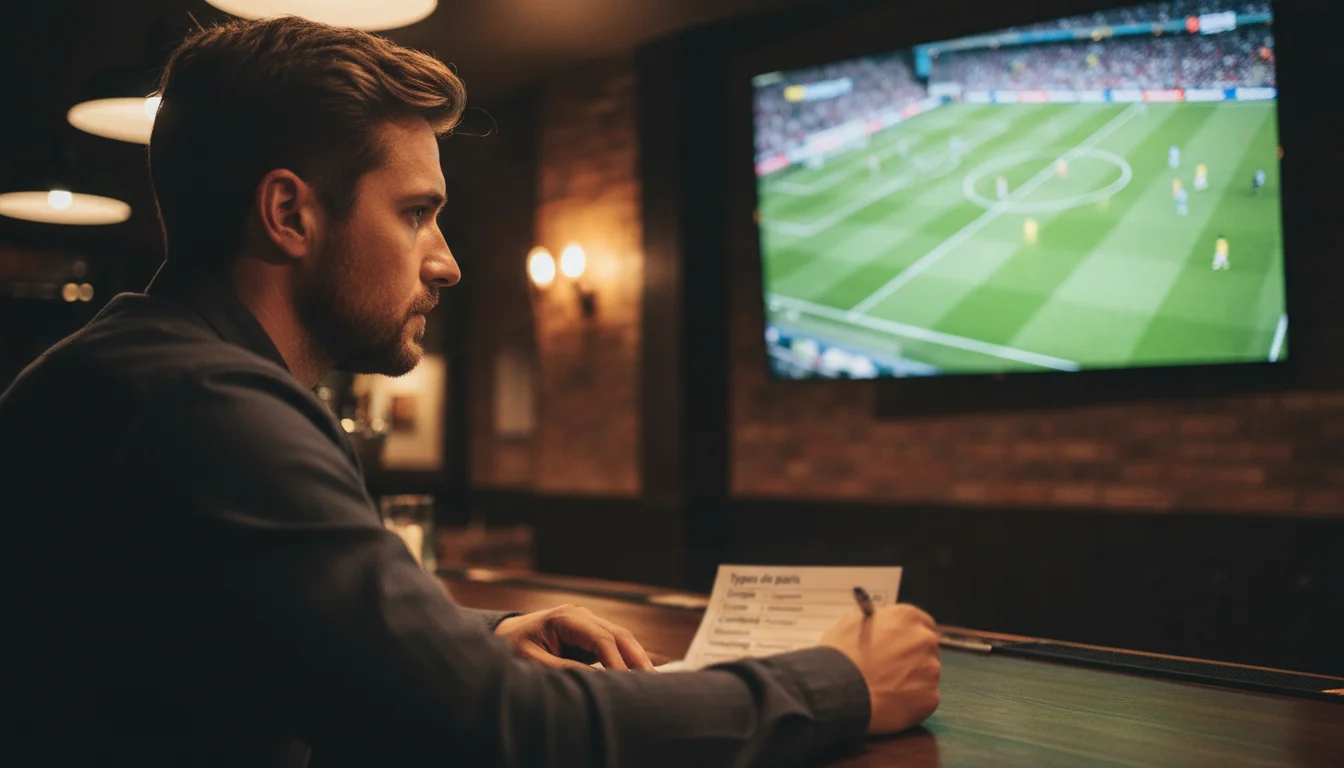 Types de paris football — tickets de paris sportifs et terrain de foot